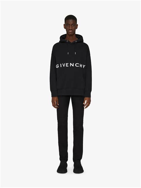 Givenchy Slim Fit Hoodie in Printed Felpa 